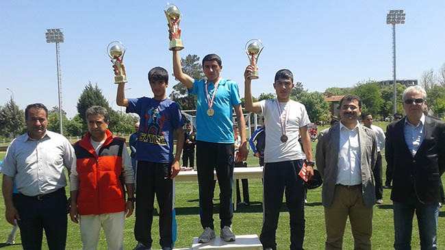 Atletizm yarışmalarında ikinci olduk