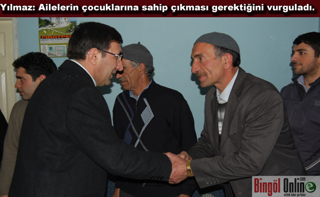 Bakan yılmaz kuzenlerin taziyesine gitti