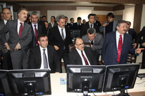 Bakanlar mobese`nin açılışını yaptılar