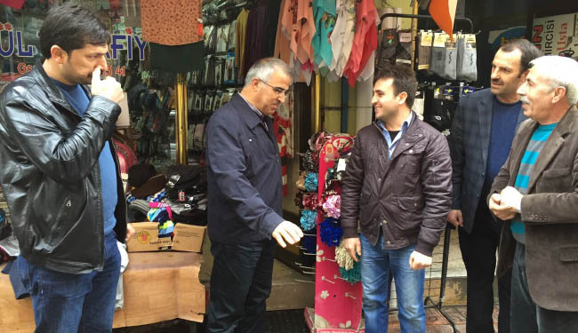 Barakazi`den esnaf ziyareti