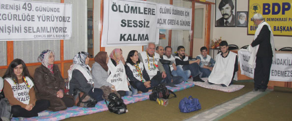 Bdp`den 3 günlük açlık grevi