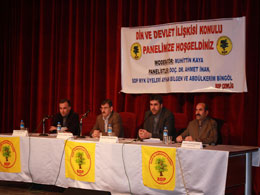 Bdp`den ‘din ve devlet ilişkisi` paneli