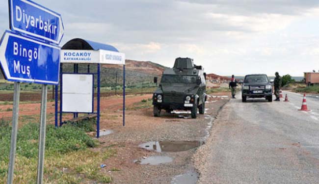 Bingöl-diyarbakır yolu kapatıldı