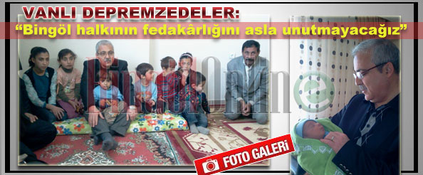 `Bingöl halkının fedakârlığını asla unutmayacağız`