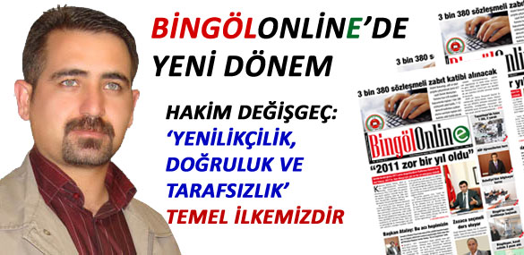 Bingöl online`de değişim
