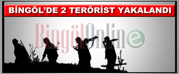 Bingöl`de 2 terörist yakalandı