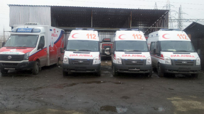 Bingöl`e 5 yeni ambulans