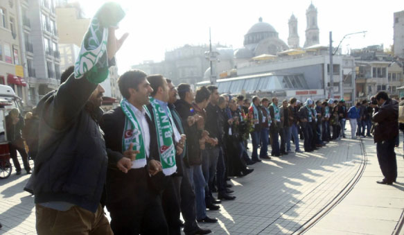 Bingöllüler taksim`de buluştu