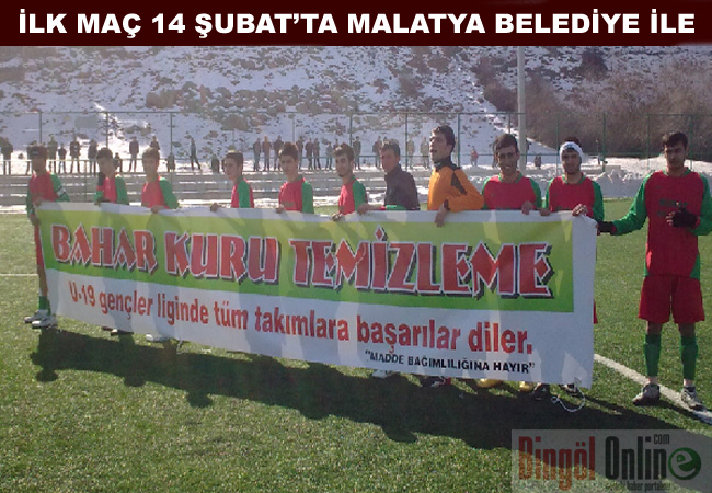 Bingölspor, bahçeli gençlik`e mağlup oldu
