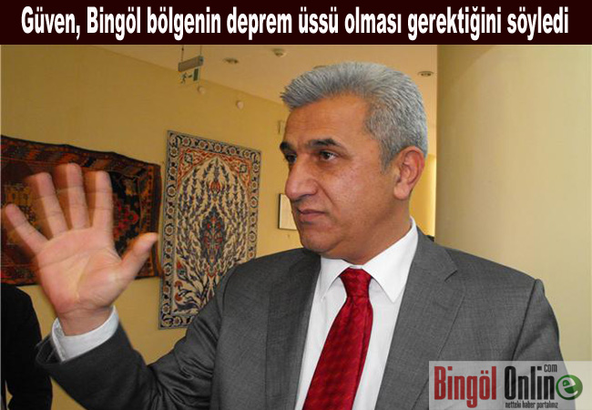Bölgenin deprem üssü bingöl olsun