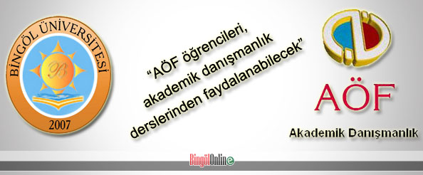 Bü`den aöf öğrencilerine akademik danışmanlık