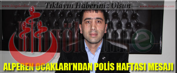 Bürkek`ten polis haftası mesajı