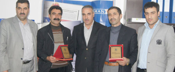 Cemre-der, destekleri plaketle ödüllendirdi