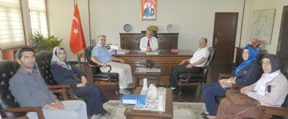 Çevlikliler`den vali güvençere ziyaret