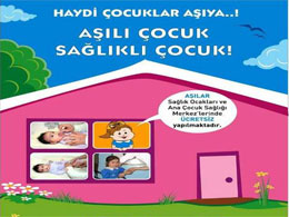 Çocuklarımızı aşıyla korumalıyız