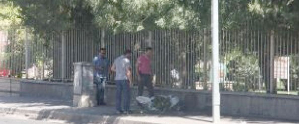 Çöp çuvalı paniğe neden oldu