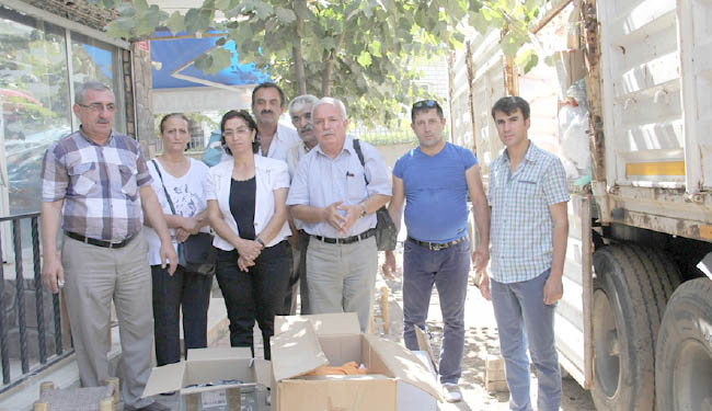 Dbp ilk yardım tırını gönderdi