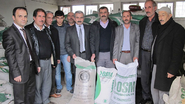 Destekli tohum dağıtımı başladı