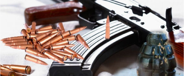 El bombaları polise takıldı