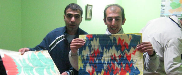 Engelliler ebru`yu çok sevdiler