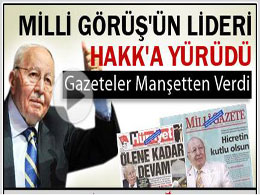 Erbakan`a büyük ilgi