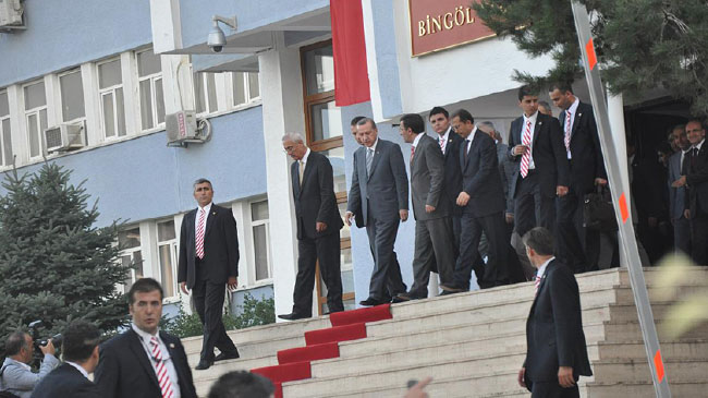 Erdoğan bingöl valiliğini ziyaret etti