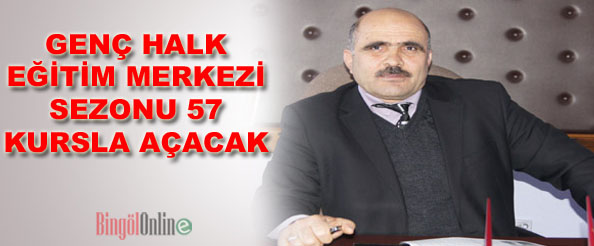 Genç halk eğitim, sezonu 57 kursla açacak