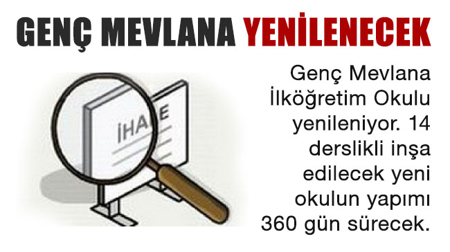 Genç mevlana yenilenecek