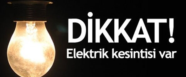 Genç ve servi`de elektrik kesintisi