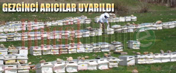 Gezginci arıcılar uyarıldı