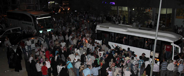 Hacı adayları dualarla uğurlandı