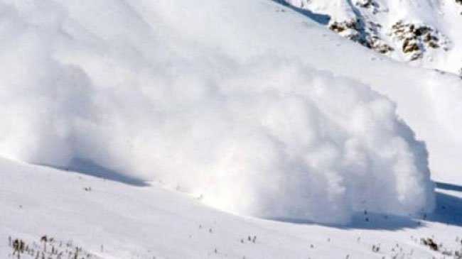 Hacılar köyü`nde çığ düştü!