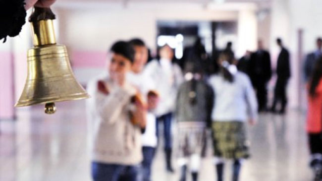 Ikinci yarıyıl ilk ders zili pazartesi çalacak