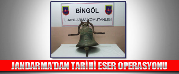 Jandarmadan tarihi eser operasyonu