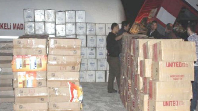Kaçak sigara operasyonu: 62 gözaltı