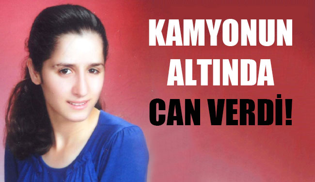 Kamyonun altında can verdi!