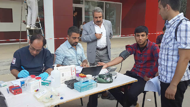 Kan bağışçıları akın etti