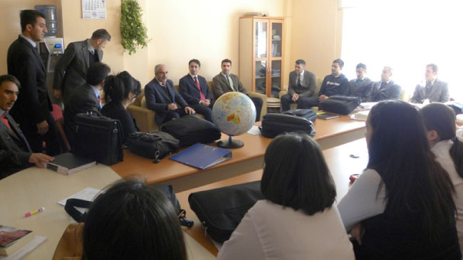 Kaymakam aydın öğrencilerle buluştu