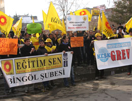 Kesk`ten davul-zurnalı grev