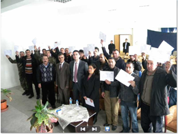 Kiğı`da ekskavatör kursu tamamlandı