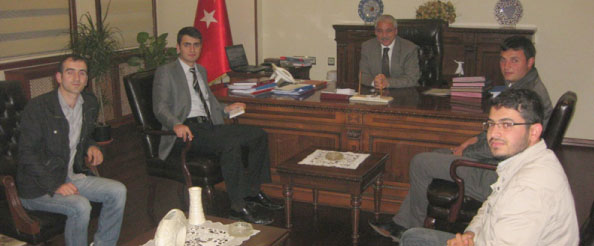 Konsey başkan`ından vali`ye ziyaret