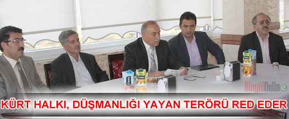 `Kürt halkı, düşmanlığı yayan terörü red eder