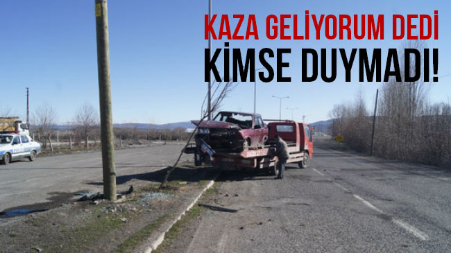 O çukurlar kaza yaptırdı!