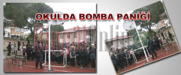 Okulda bomba paniği
