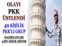 Olayı pkk üstlendi
