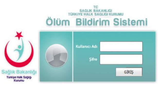 Ölüm bildirim sistemi kuruldu
