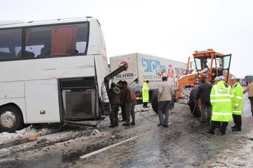Otobüs dehşet saçtı!