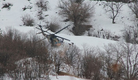 Pkk`nın 6 sığınağı imha edildi