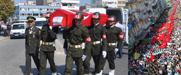 Şehit er eruluç`u 20 bin kişi uğurladı