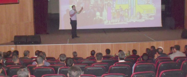 Servis şoförlerine seminer